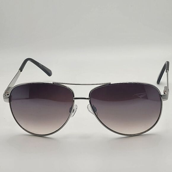 Foster Grant Asher Silver & Black Aviator Sunglasses main image 8